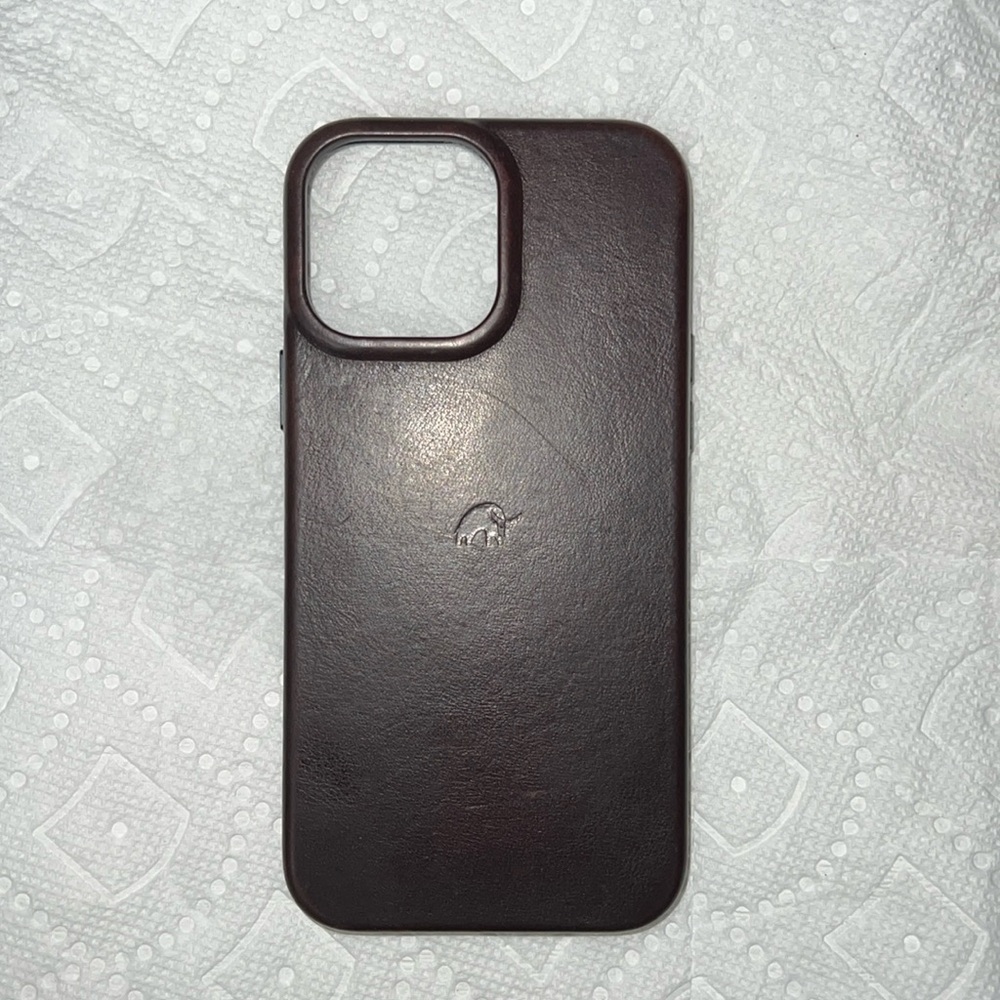 Mag safe leather case for I phone 13 pro max